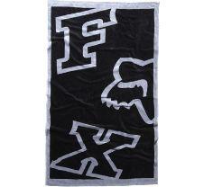 New fox racing stacked 30" x 60" large beach towel the rocky design black grey