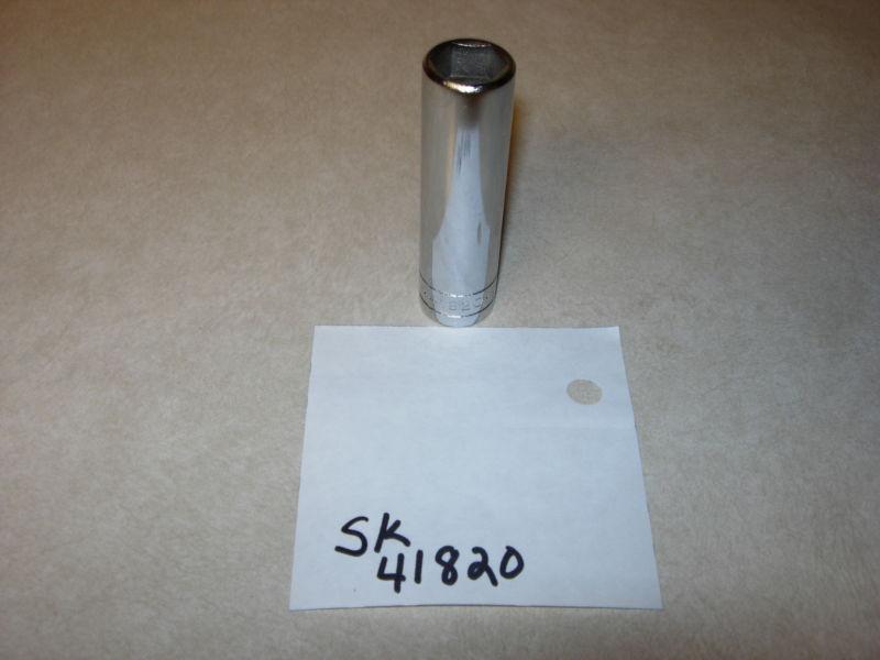 Sk 41820 3/8" drive 5/8" deep socket 6 point "new" made in usa