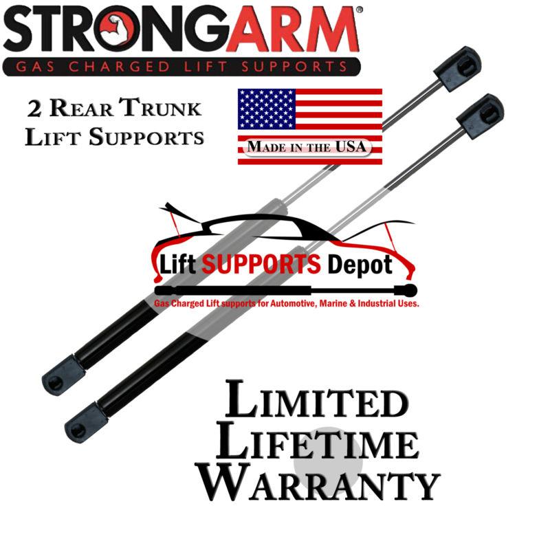 Strongarm 4477 l&r (2) rear trunk gas lift supports/ boot, lid, lift support