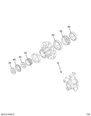 4c4z1177ac ford seal assy - oil