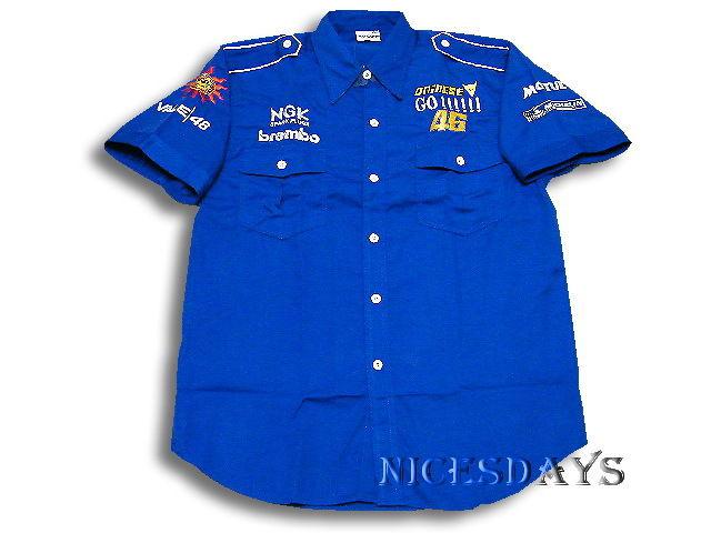 Men's gift yamaha go!!!! motorcycle biker racing sports pit crew shirt size xl