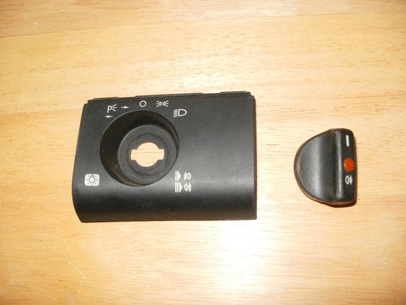 98-00 w202 c230 c280 oem headlight lamp foglight dimmer control knob with bezel