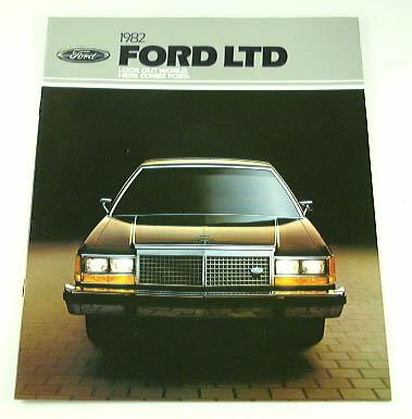 1982 82 ford ltd brochure crown victoria squire