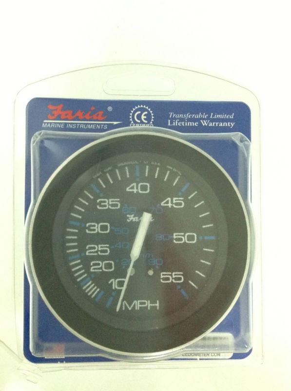 Faria  "coral" series ~ speedometer 55 mph ~ 33009