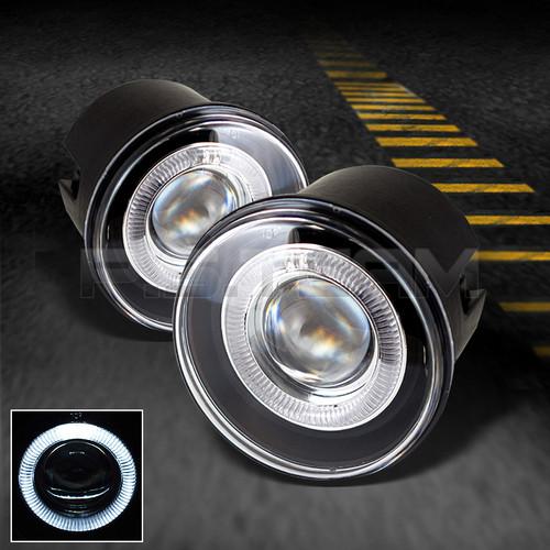 05-10 chrysler 300 300c 08-09 caliber halo projector fog lights lamps+switch