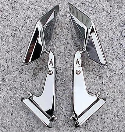 Honda cbr 600 900 929 954 1000 rr chrome billet mirrors