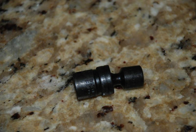 Snap on 8 mm 1/4" drive shallow impact swivel socket iptmm8 mint