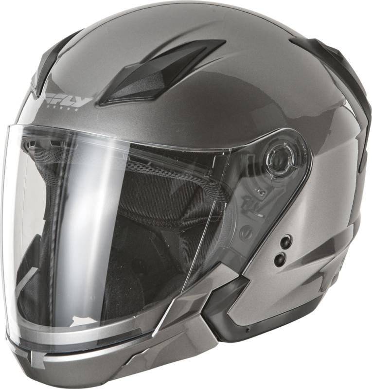 Sell Fly Racing Tourist Solid Motorcycle Helmet Titanium X-Large in