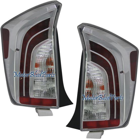 12-13 toyota prius tail lamps lights left + right pair