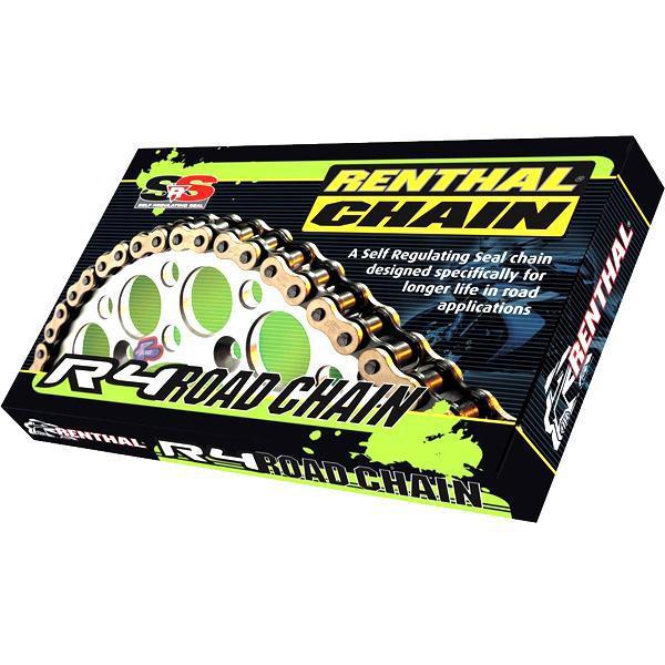 Renthal 530 r4 srs road chain natural  c355