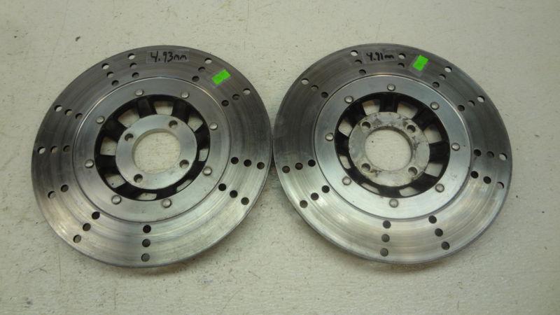 1978 kawasaki kz650 kz 650 k375. front brake rotors discs