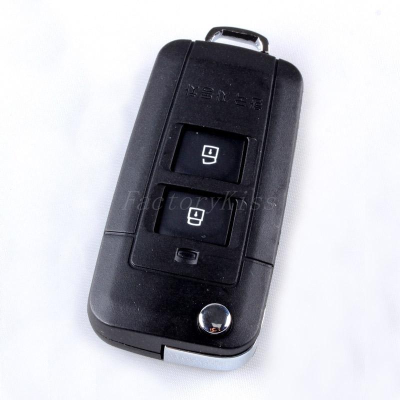 New folding flip remote key shell case for hyundai tucson santa fe