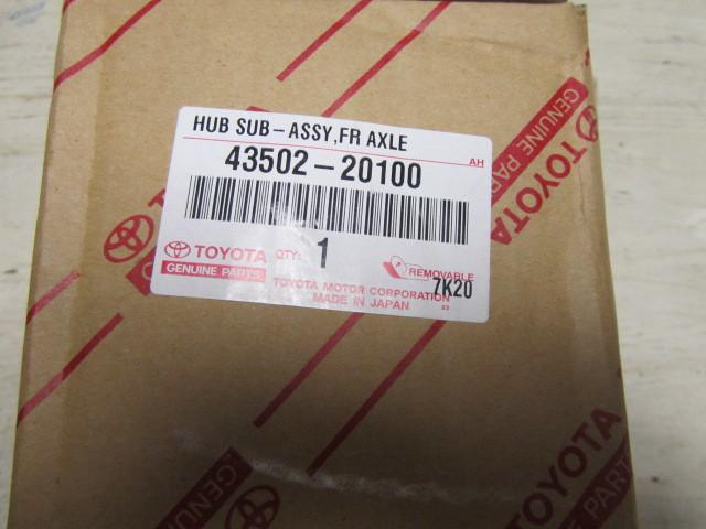 Toyota celica new oem front axle hub assy 43502-20100