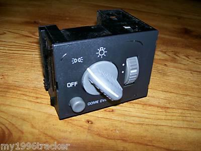 95-98 chevy gmc truck headlamp switch silverado suburban sierra tahoe 1500 2500