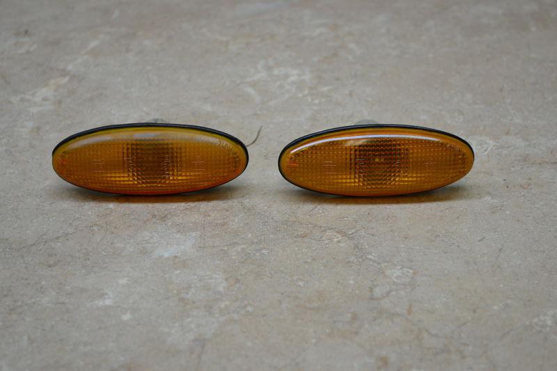 Jdm mazda fd3s rx7 amber fender side marker signal lights fd rx-7 light lh rh