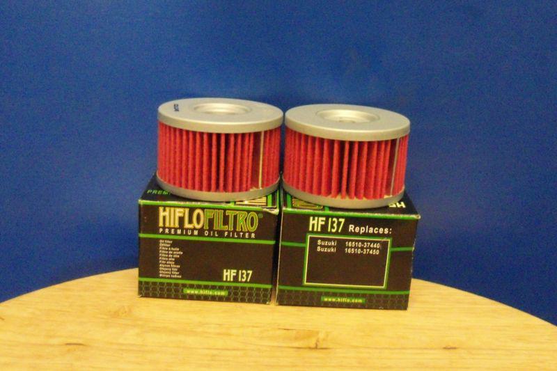 2 oil filter filters  suzuki dr500 sp500 dr600 dr650 rep 16510-37440 16510-37450