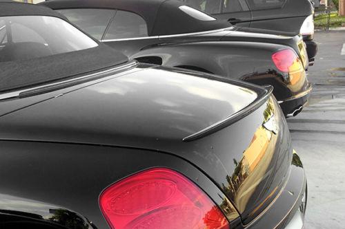 D2s btcv-l2-unpainted - 07-09 bentley gtc factory style rear lip spoiler