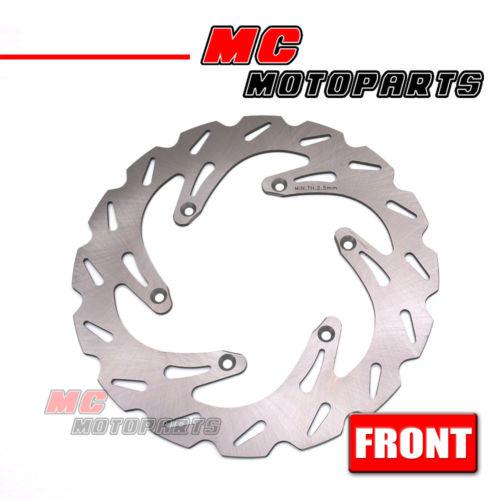 Front solid mx brake disc rotor for yamaha yz250f 07 08 09 10 11 12 13