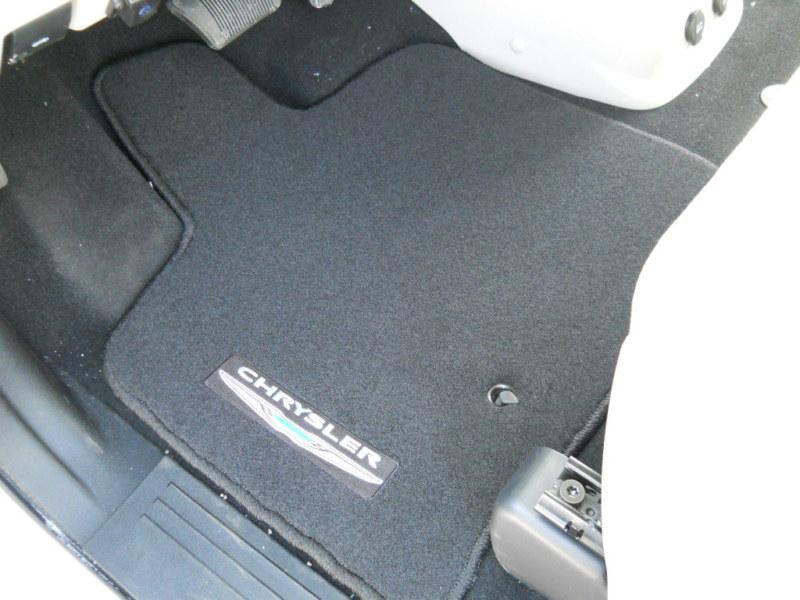 Chrysler town & country first & second row premium black carpet floor mats mat 