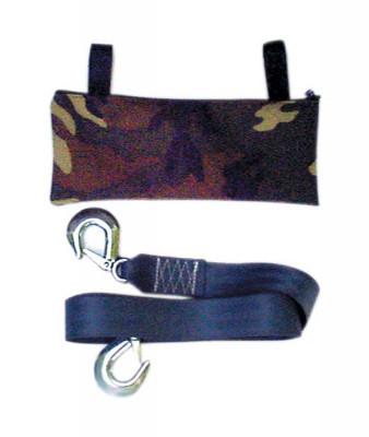 Rod saver camouflage atv tow strap with carry bag 99113