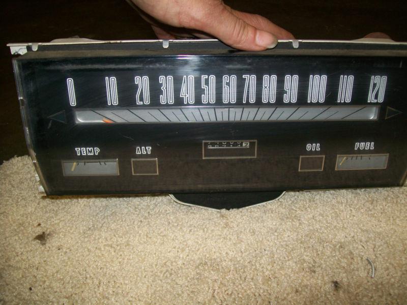 Amc rambler instrument  cluster speedometer  1967