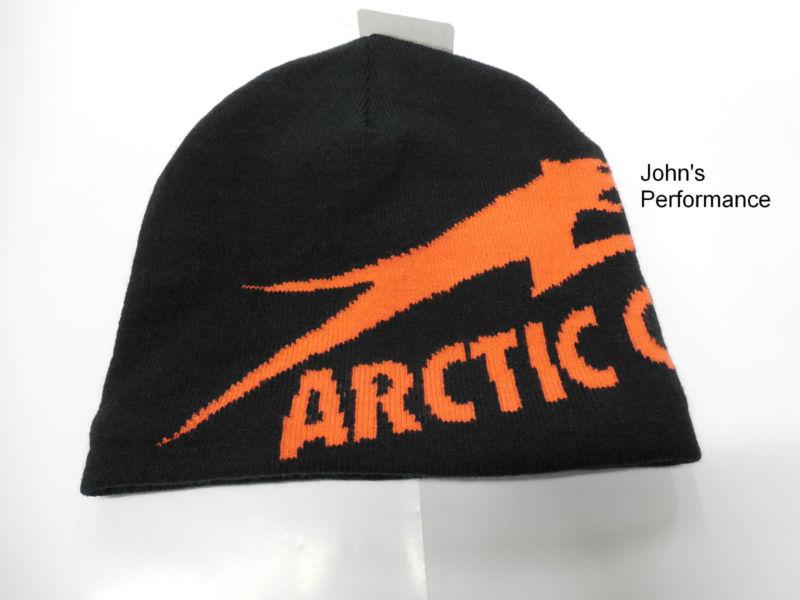 Orange arctic cat aircat beanie hat cap 5243-055