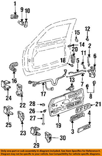 Gm oem 22071946 door lock motor/door lock actuator motor