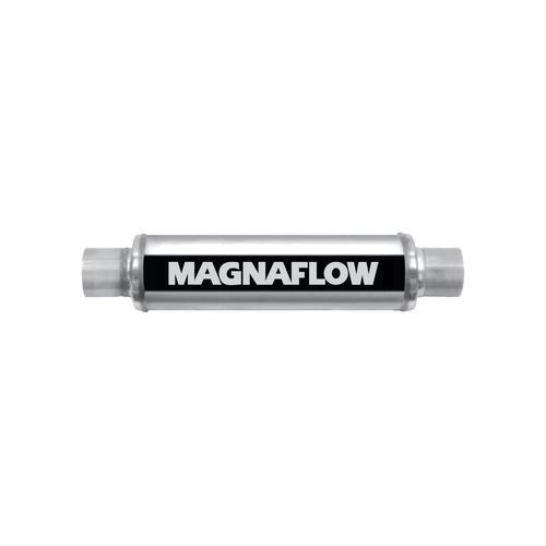 Magnaflow muffler 2" inlet/2" outlet stainless steel natural each 10444