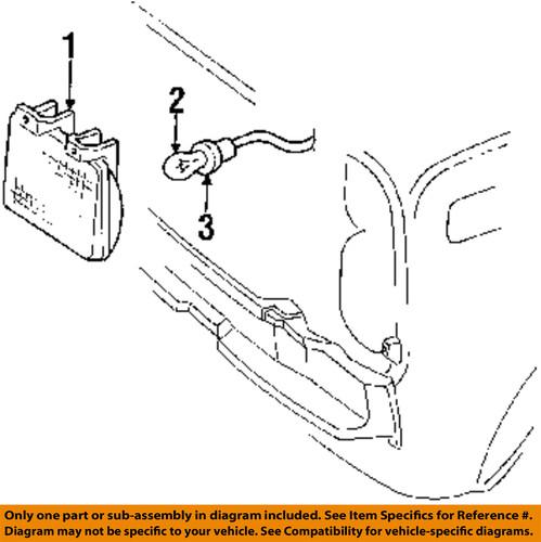 Gm oem 9438068 parking light bulb-bulb