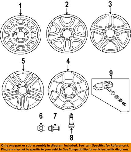 Toyota oem 9094201103 wheels-wheel nut