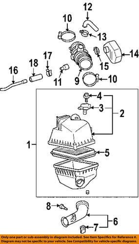 Toyota oem 178010h010 air filter