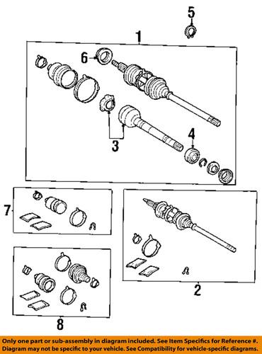 Toyota oem 9052178002 universal joint misc/drive shaft snap ring