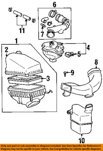 Toyota oem 1780103010 air filter