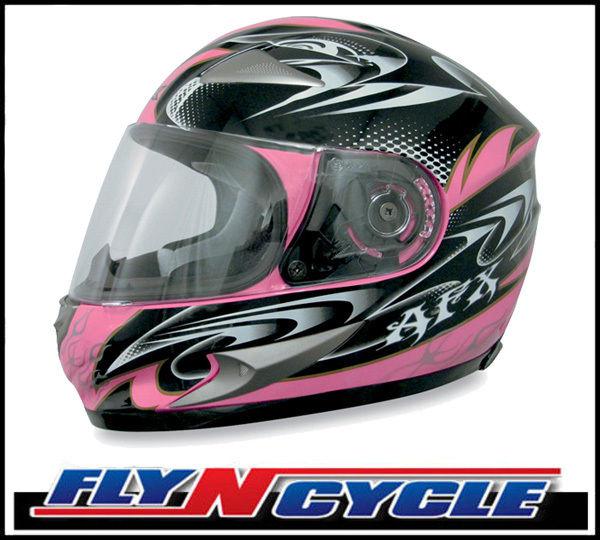 Afx fx-90 pink w-dare large full face motorcycle helmet dot ece