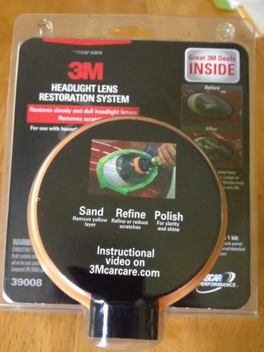 3m headlight lens restoration system kit car care 39008