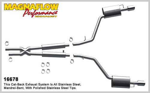 Magnaflow 16678 lincoln ls stainless cat-back system performance exhaust