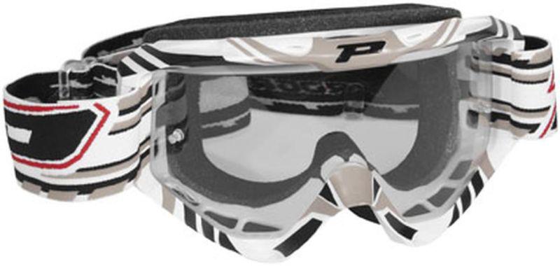 New progrip 3450 stealth 2012 adult goggles, silver, one size