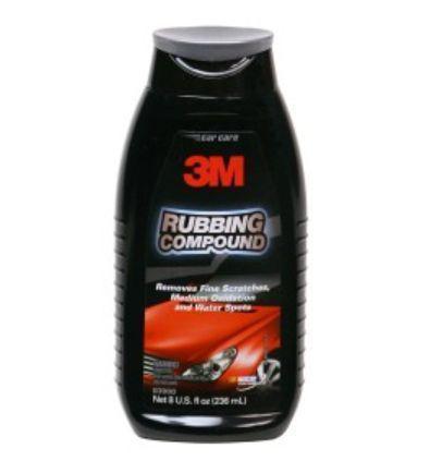 3m™ auto rubbing compound removes oxidation, scratches & water spots, 8 oz 03900