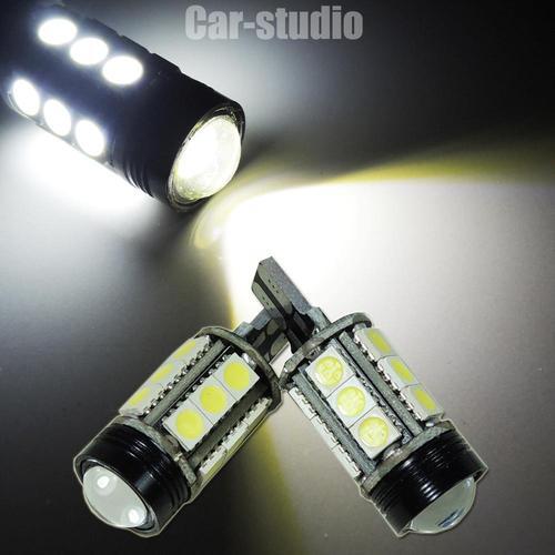 2pcs white t15 920 921 5050-smd projector led bulbs backup reverse lights #15