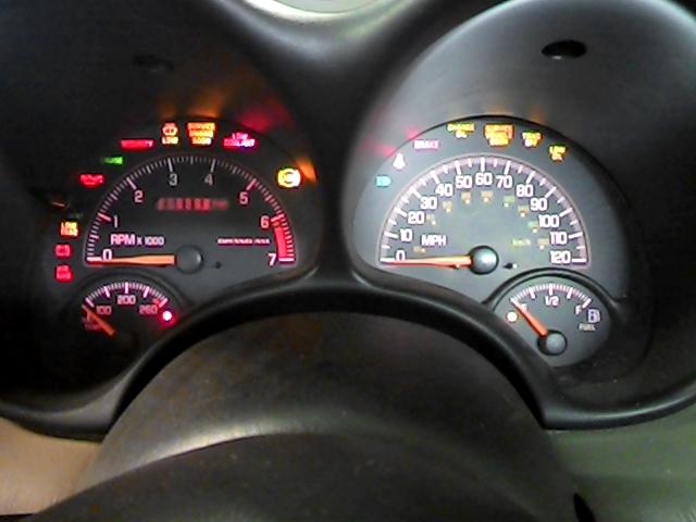 2001 pontiac grand am speedometer instrument cluster gauges 2649692