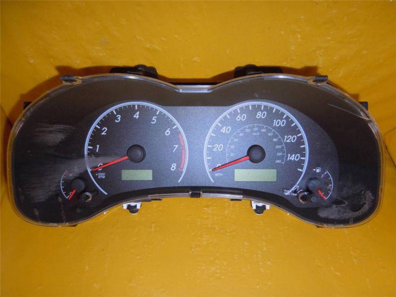 09 2010 corolla speedometer instrument cluster dash panel gauges 58,219