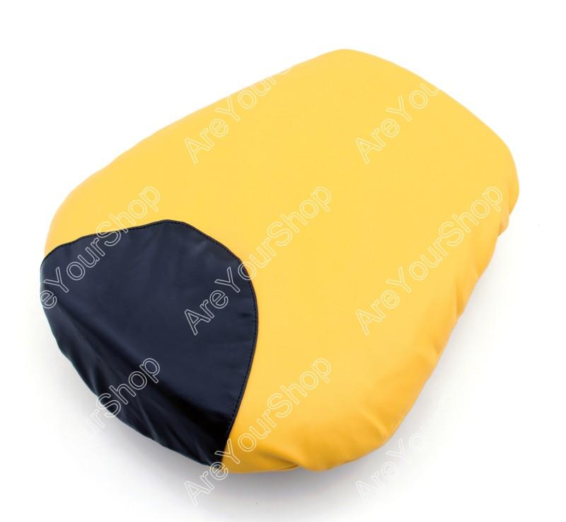 Passenger rear pu leather seat cowl cover pillon honda cbr1000rr 08-12 yellow