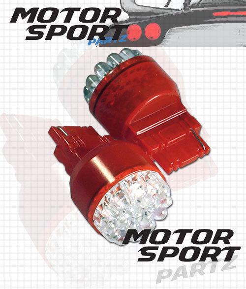 3156 super red 19 led backup/reverse light bulbs 3356