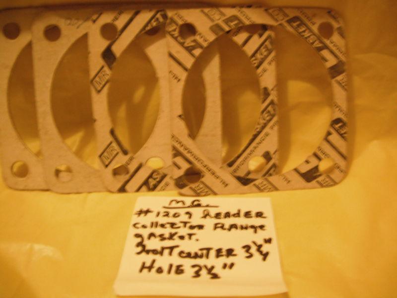  4 mr. gasket  #1209 header flange gaskets 3 12" center hole  3 1/4" c-c bolt