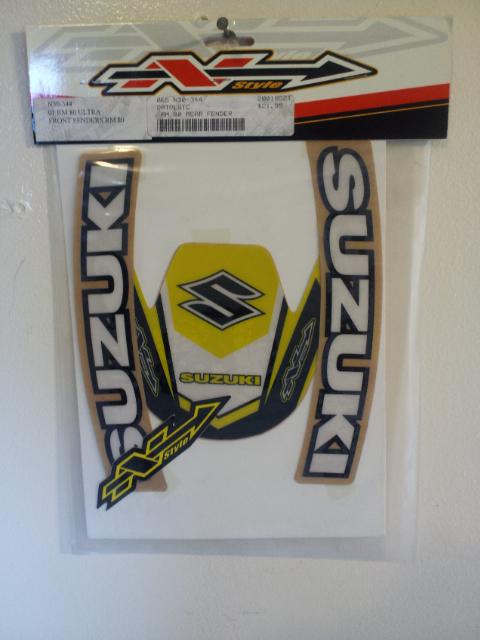 Suzuki front fender graphics n-style n30-344