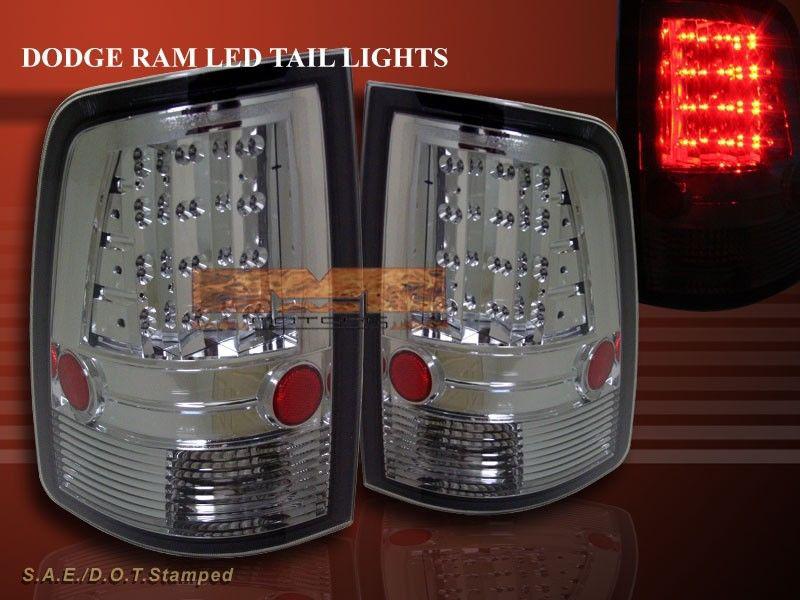 10-12 dodge ram 1500/2500/3500 & 2009 ram 1500 l.e.d. tail lights smoke