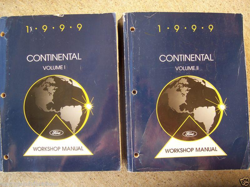 Lincoln continental service manual - 2 manuals 1998 1999 2000 2001 2002