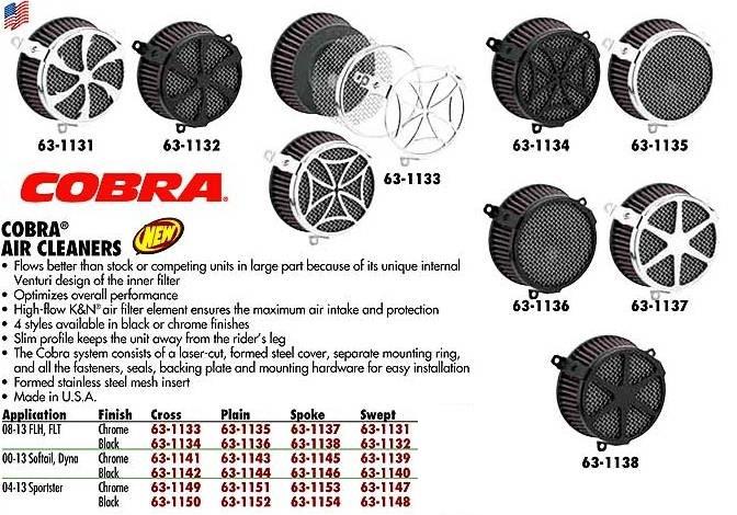 Cobra air cleaners