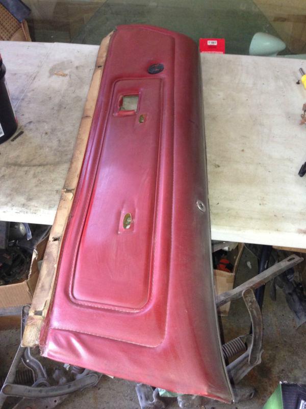 Trans am firebird red door panel