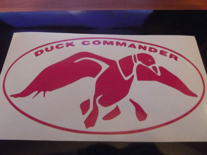  8" duck dynasty duck commander vinyl decal sticker (pink)